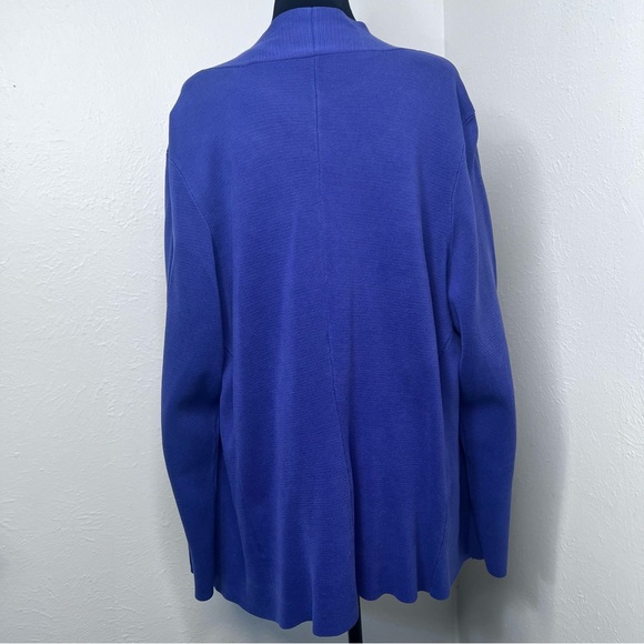 Eileen Fisher Set Women's Purple Sweater Cardigan and tank Sz:3X - Picture 4 of 15